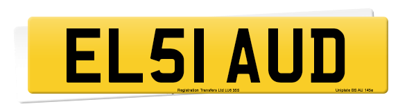 Registration number EL51 AUD